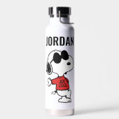 Snoopy "Joe Cool" Stehend Trinkflasche (Links)