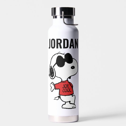 Snoopy "Joe Cool" Stehend Trinkflasche (Links)