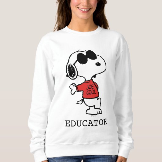 Snoopy "Joe Cool" Teacher Sweatshirt (Vorderseite)