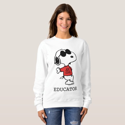 Snoopy "Joe Cool" Teacher Sweatshirt (Vorne ganz)