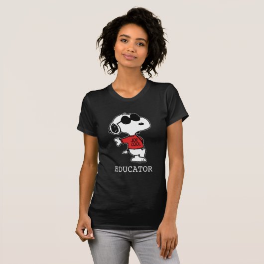 Snoopy "Joe Cool" Teacher T-Shirt (Vorne ganz)