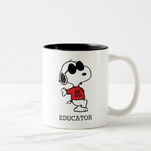 Snoopy "Joe Cool" Teacher Zweifarbige Tasse