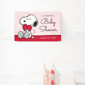 Snoopy | Kleines Süßes Herz Baby Shower Banner (InSitu)