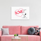 Snoopy "Liebe" Comic Strip Graphic Leinwanddruck (Insitu (Wohnzimmer))