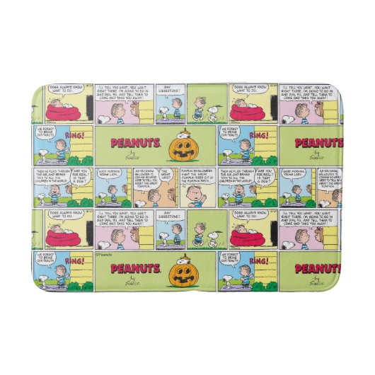 Snoopy & Linus | Die große Pumpkin-News Badematte (Vorderseite)
