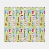 Snoopy & Linus | Die große Pumpkin-News Fleecedecke (Vorderseite (Horizontal))