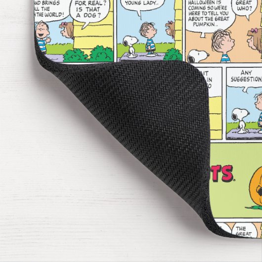 Snoopy & Linus | Die große Pumpkin-News Mousepad (Ecke)