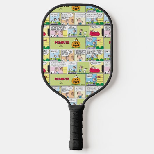 Snoopy & Linus | Die große Pumpkin-News Pickleball Schläger (Rückseite)