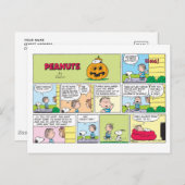 Snoopy & Linus | Die große Pumpkin-News Postkarte (Vorne/Hinten)