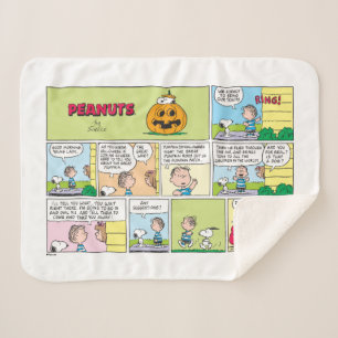 Snoopy & Linus Die große Pumpkin-News Sherpadecke
