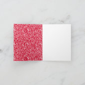 Snoopy | Little Sweetheart Baby Shower Thank You C Dankeskarte (Innenseite)