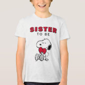 Snoopy | Little Sweetheart Tri-Blend Shirt (Vorderseite)