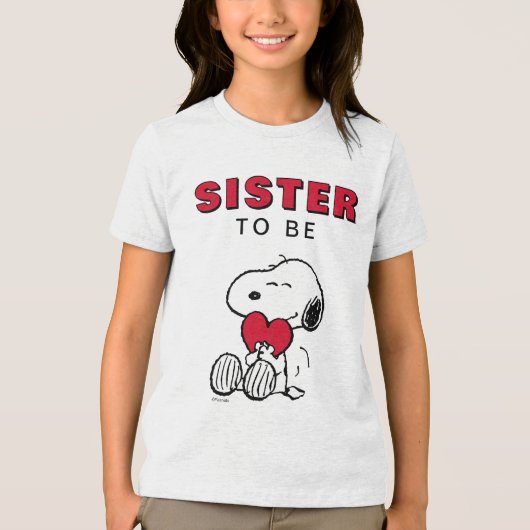Snoopy | Little Sweetheart Tri-Blend Shirt (Vorderseite)
