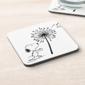 Snoopy mit Kronleuchter Getränkeuntersetzer (Linke Seite)