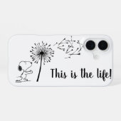 Snoopy mit Kronleuchter iPhone 16 Hülle (Rückseite (Horizontal))