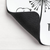 Snoopy mit Kronleuchter Mousepad (Ecke)