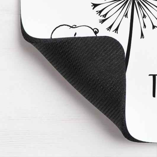 Snoopy mit Kronleuchter Mousepad (Ecke)