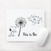 Snoopy mit Kronleuchter Mousepad (Mit Mouse)