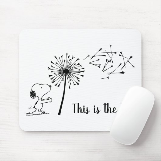 Snoopy mit Kronleuchter Mousepad (Mit Mouse)