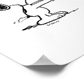 Snoopy mit Kronleuchter Poster (Ecke)