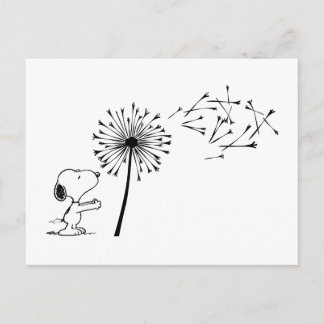 Snoopy mit Kronleuchter Postkarte
