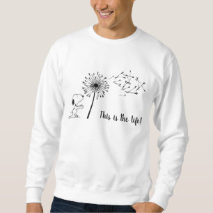 Snoopy mit Kronleuchter Sweatshirt