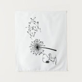 Snoopy mit Kronleuchter Wandteppich (Vorderseite)