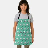 Snoopy Mustaches & Aquamarines Muster Schürze (Insitu)