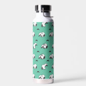Snoopy Mustaches & Aquamarines Muster Trinkflasche (Links)