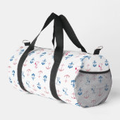Snoopy Nautical Anchor Pattern Duffle Bag (Rechte Ecke)