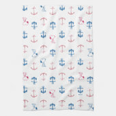 Snoopy Nautical Anchor Pattern Geschirrtuch (Vertikal)