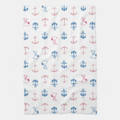 Snoopy Nautical Anchor Pattern Geschirrtuch (Vertikal)