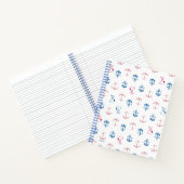 Snoopy Nautical Anchor Pattern Notizblock (Innenseite)