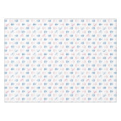 Snoopy Nautical Anchor Pattern Tischdecke (Vorderseite (Horizontal))