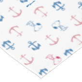 Snoopy Nautical Anchor Pattern Tischdecke (Schrägansicht)
