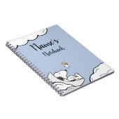 Snoopy Note Book Name Title Notizblock (Rechte Seite)