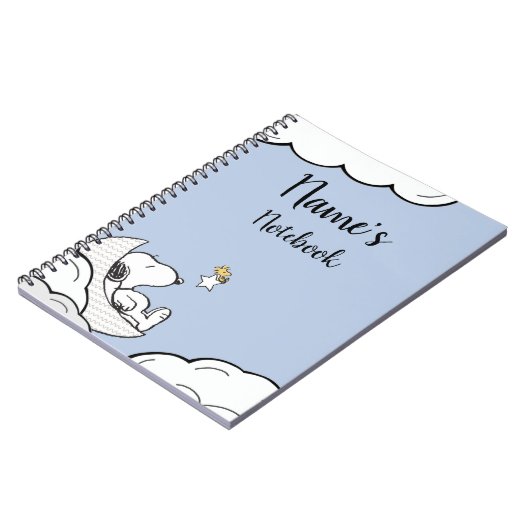 Snoopy Note Book Name Title Notizblock (Linke Seite)