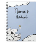 Snoopy Note Book Name Title Notizblock (Vorderseite)