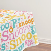 Snoopy Pastel Text Pattern Tischdecke (Beispiel)