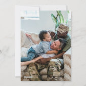 Snoopy Patriotic | Vielen Dank Feiertagskarte (Rückseite)