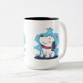 Snoopy Peanuts Kaffee Tasse Cup (VorderseiteRechts)