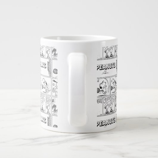 Snoopy Plays Tennis Jumbo-Tasse (Rückseite)