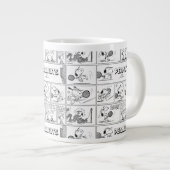 Snoopy Plays Tennis Jumbo-Tasse (Vorderseite Rechts)