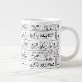 Snoopy Plays Tennis Jumbo-Tasse (Rechts)