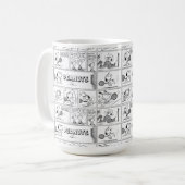 Snoopy Plays Tennis Kaffeetasse (Vorderseite Links)