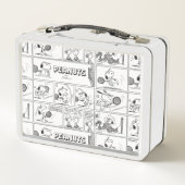 Snoopy Plays Tennis Metall Brotdose (Rückseite)