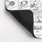Snoopy Plays Tennis Mousepad (Ecke)
