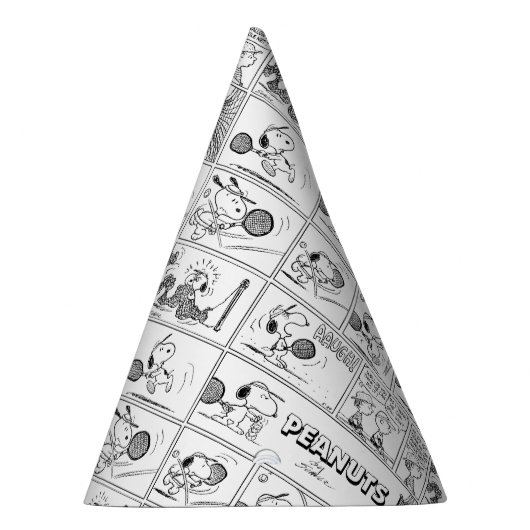 Snoopy Plays Tennis Partyhütchen (Rechts)