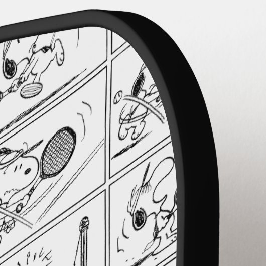Snoopy Plays Tennis Pickleball Schläger (Linke Seite)