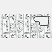 Snoopy Plays Tennis Samsung Galaxy Hülle (Rückseite (Horizontal))